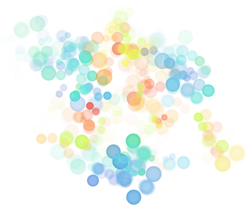 Decorative Watercolor Bubbles